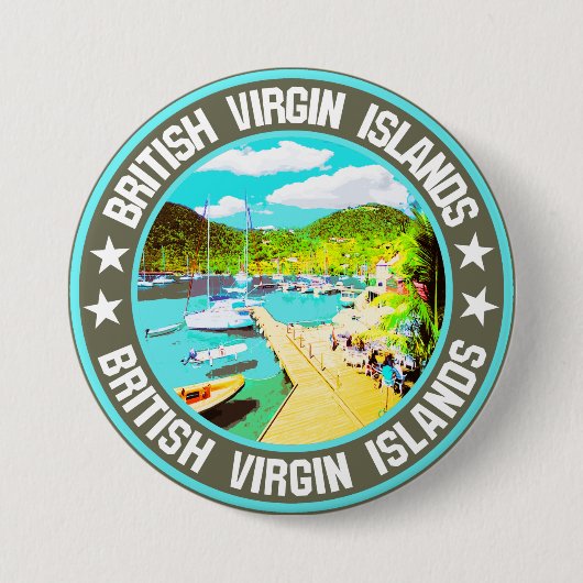 Britische Jungfrauen Button (Vorderseite)