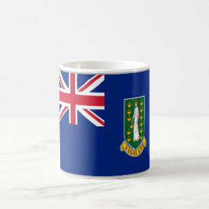 Britische Jungfrauen - Flagge - Kaffeetasse