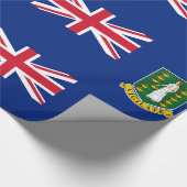 Britische Jungfrauen Geschenkpapier (Ecke)