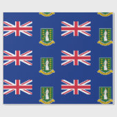Britische Jungfrauen Geschenkpapier (Flach)