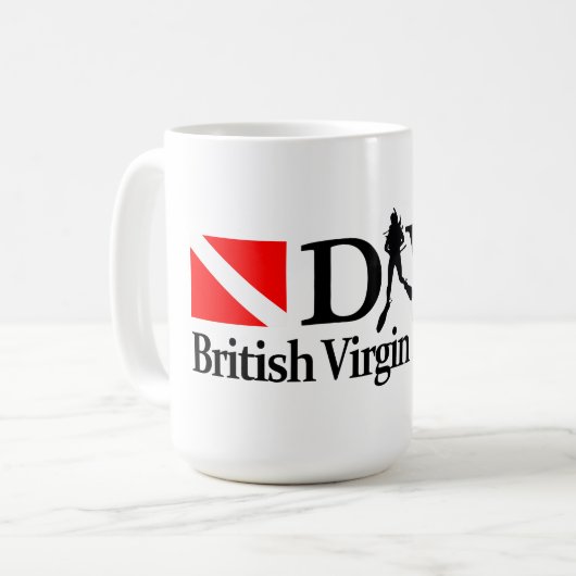 Britische Jungfrauen-Inseln DV4 Kaffeetasse (Vorderseite Links)