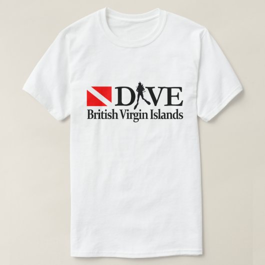 Britische Jungfrauen-Inseln DV4 T-Shirt (Design vorne)