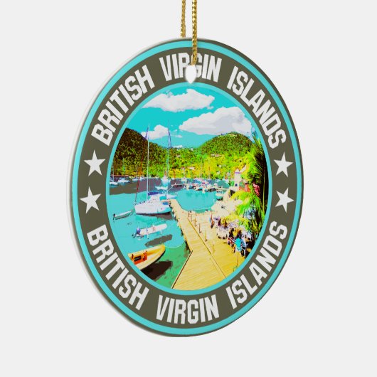 Britische Jungfrauen Keramik Ornament (Rechts)