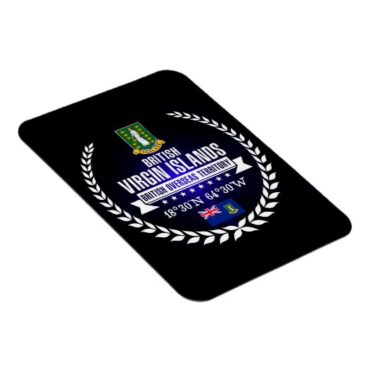 Britische Jungfrauen Magnet (Rechte Seite)