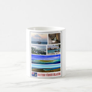 Britische Jungfrauen - Mosaik - Kaffeetasse