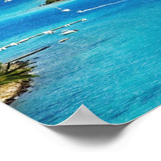 Britische Jungfrauen Poster (Ecke)