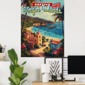 Britische Jungfrauen Poster (Heimbüro)