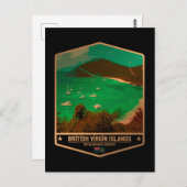 Britische Jungfrauen Postkarte (Vorne/Hinten)