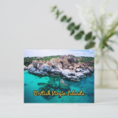 Britische Jungfrauen Postkarte (Stehend Vorderseite)