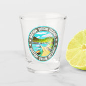 Britische Jungfrauen Schnapsglas (Vorderseite)