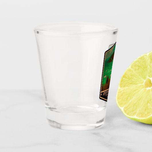 Britische Jungfrauen Schnapsglas (Links)