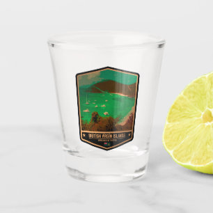 Britische Jungfrauen Schnapsglas