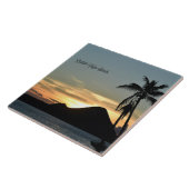 Britische Jungfrauen, Sonnenuntergang, Fliese (Seite)