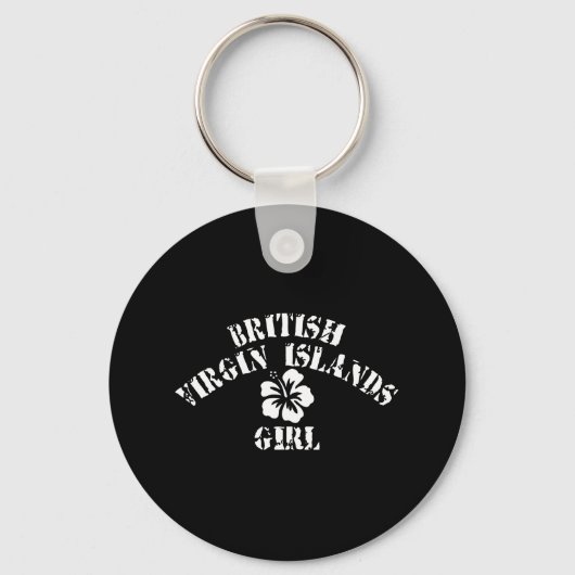Britische Jungfrauen Tattoo Style Schlüsselanhänger (Vorderseite)