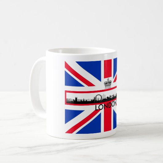 Britische Kaffeetasse (Vorderseite Links)
