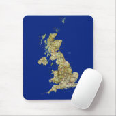 BRITISCHE Karte Mousepad (Mit Mouse)
