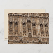 Britische Kathedrale Postkarte (Vorne/Hinten)