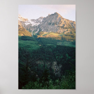 Britische Kolumbien von oben nach unten Poster