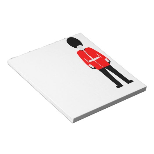 Britische Königin-Garde Notizblock (angewinkelt)