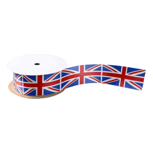 Britische Königreich-Flagge Satinband (Spule)