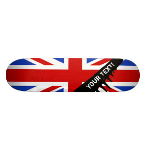 Britische Königreich-Flagge Skateboard