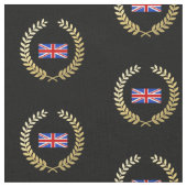 Britische Königreich-Flagge Stoff (Nahaufnahme)