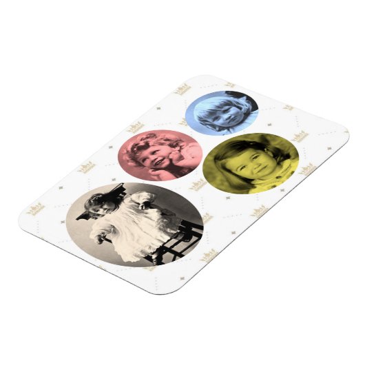 Britische Königsmädchen Magnet (Linke Seite)