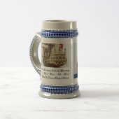 Britische Kriegsschiffs-Tasse des 17. Jahrhunderts Bierglas (Vorderseite Links)