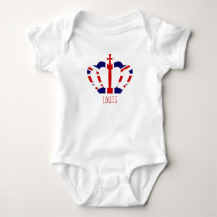 Britische Krone Personalisiert Baby Strampler