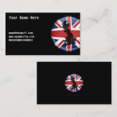 BRITISCHE Kugel, Ihr Name hier, Visitenkarte (Vorne/Hinten)