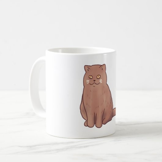 Britische Kurzhaarkatze Magic Kaffeetasse (Vorderseite Links)