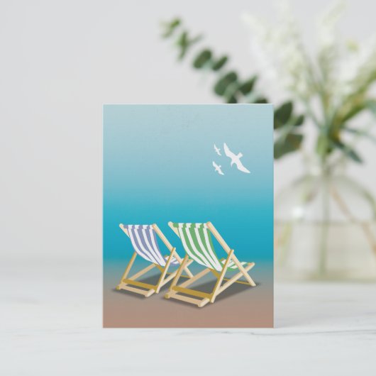 Britische Küste - Postkarte (Stehend Vorderseite)