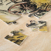 Britische Landschaft, kleines Dorf, alte Häuser Puzzle (Seite)