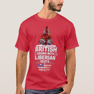 Britische Landwirtschaft mit liberianischen Wurzel T-Shirt