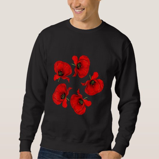 Britische Legion Poppy Sweatshirt (Vorderseite)
