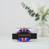Britische Make-up Artist Business Cards Visitenkarte (Stehend Vorderseite)