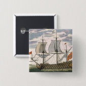 Britische Marine: ein erstklassiges Schiff, Button (Vorne & Hinten)