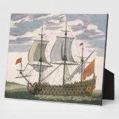 Britische Marine: ein erstklassiges Schiff, das di Fotoplatte (Seite)