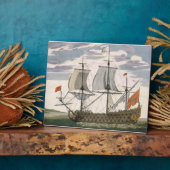 Britische Marine: ein erstklassiges Schiff, das di Fotoplatte (Seite)