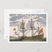 Britische Marine: ein erstklassiges Schiff, das di Postkarte (Vorne/Hinten)