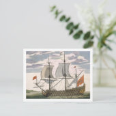 Britische Marine: ein erstklassiges Schiff, das di Postkarte (Stehend Vorderseite)