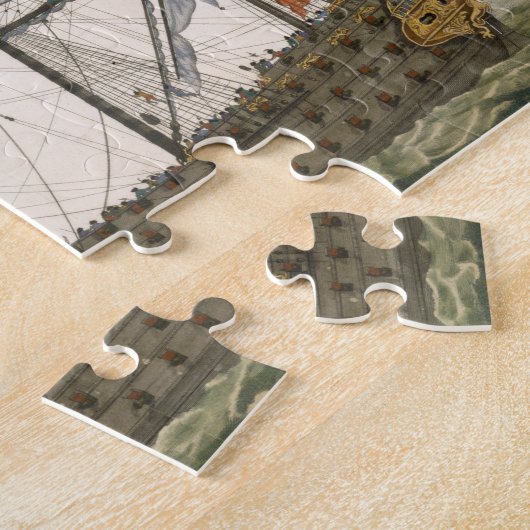 Britische Marine: ein erstklassiges Schiff, Puzzle (Seite)