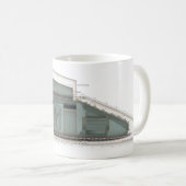 Britische Mark 1 Tank Kaffeetasse (VorderseiteRechts)