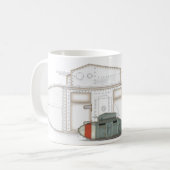 Britische Mark 1 Tank Kaffeetasse (Vorderseite Links)