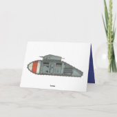 Britische Mark 1 Tank Karte (Rückseite)