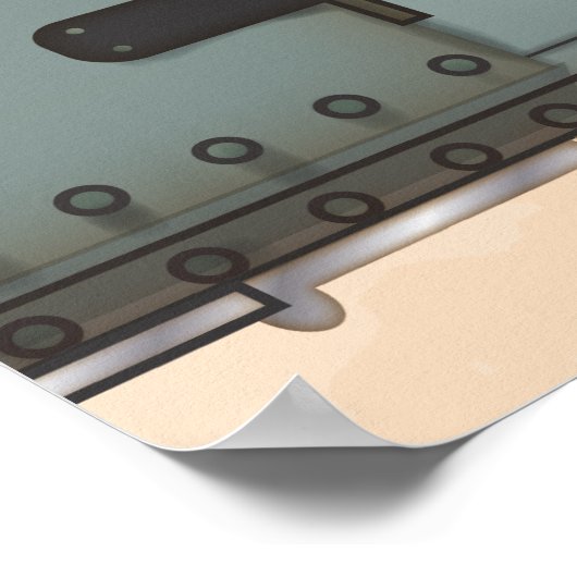 Britische Mark 1 Tank Poster (Ecke)