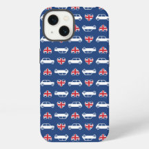 Britische Mini Cooper Herzen - Blau