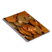 Britische Mischmünze Notizblock (Rechte Seite)