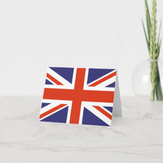Britische Mitteilungskarten Jack Flag
