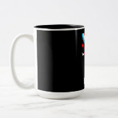 Britische Mod 1964 Zweifarbige Tasse (Links)